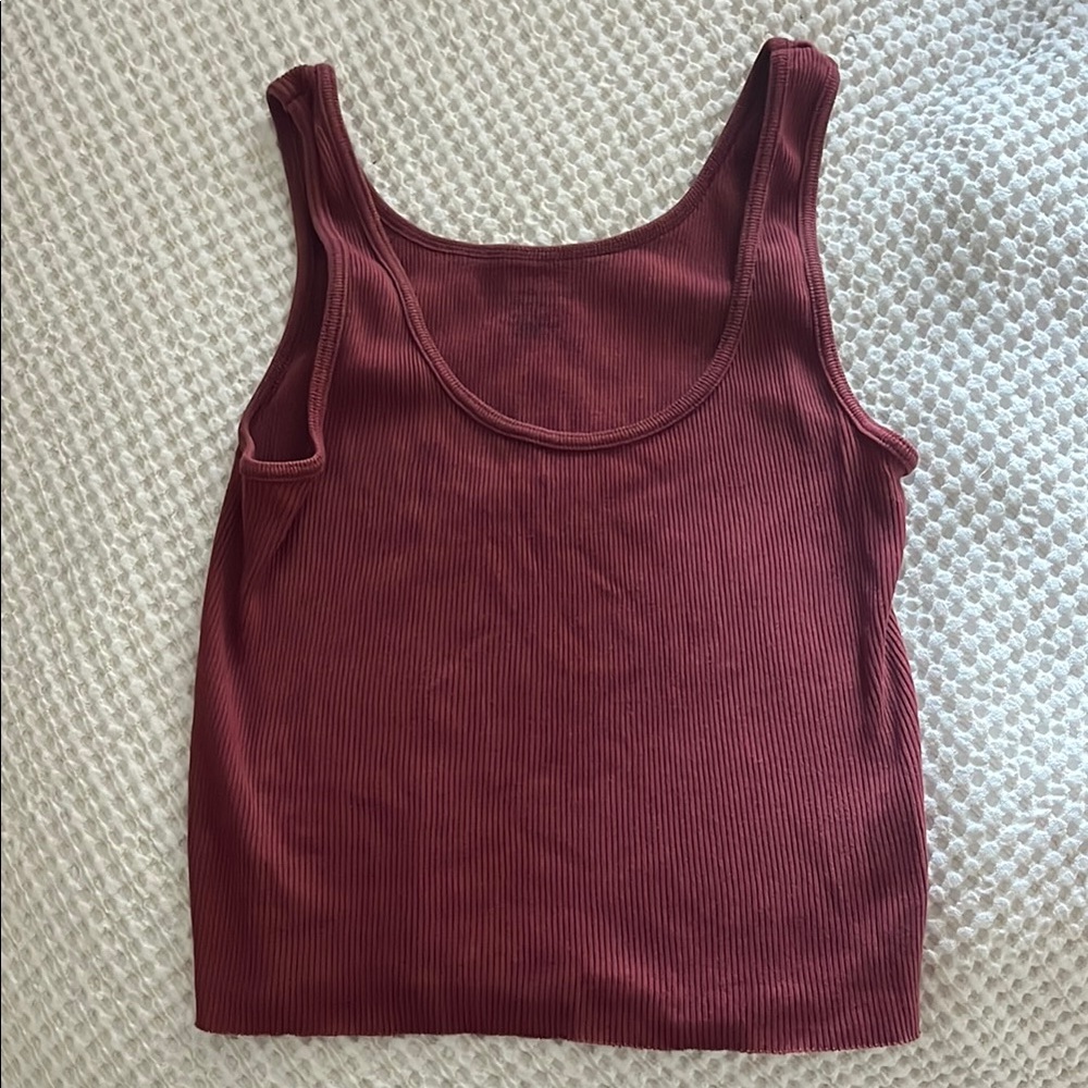 Brandy Melville Red Tank Top Essential
